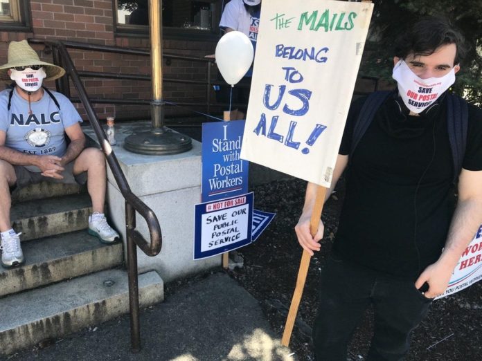 Portland Bridge Postal Protest